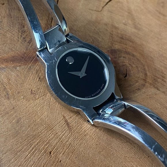 MOVADO Amorosa Ladies Watch Stainless Steel Black Dial Quartz Watch main image 10